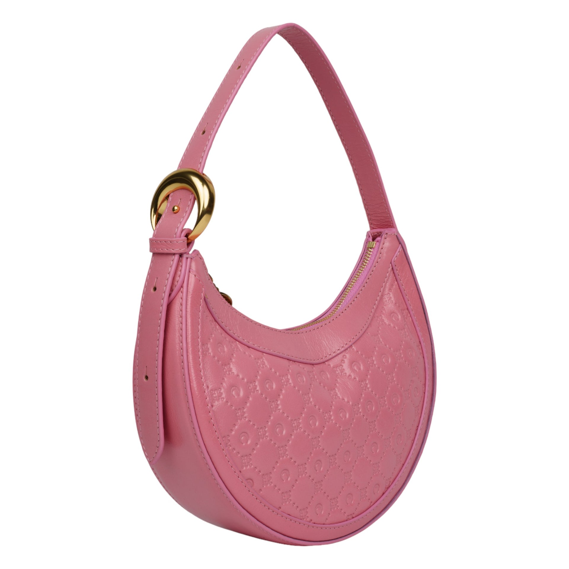 EMBOSSED LEATHER ECLIPS MINI / PK30:PINK