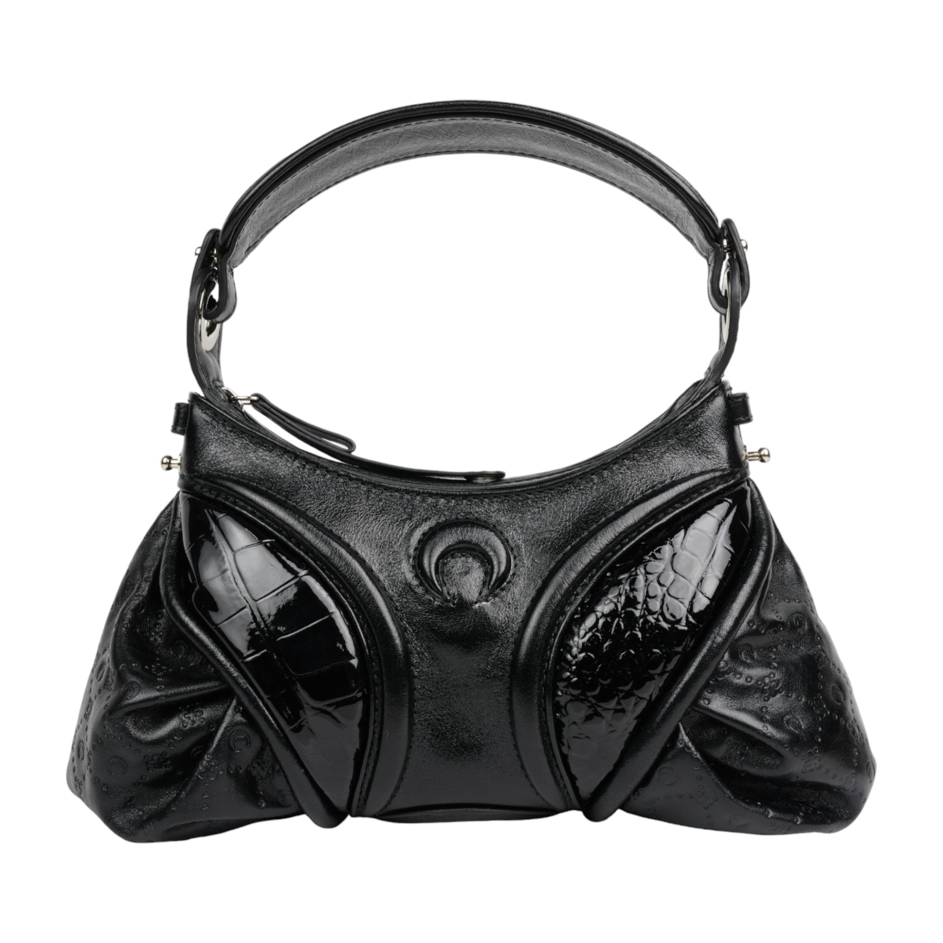 EMBOSSED LEATHER STARDUST MINI / BK99:BLACK