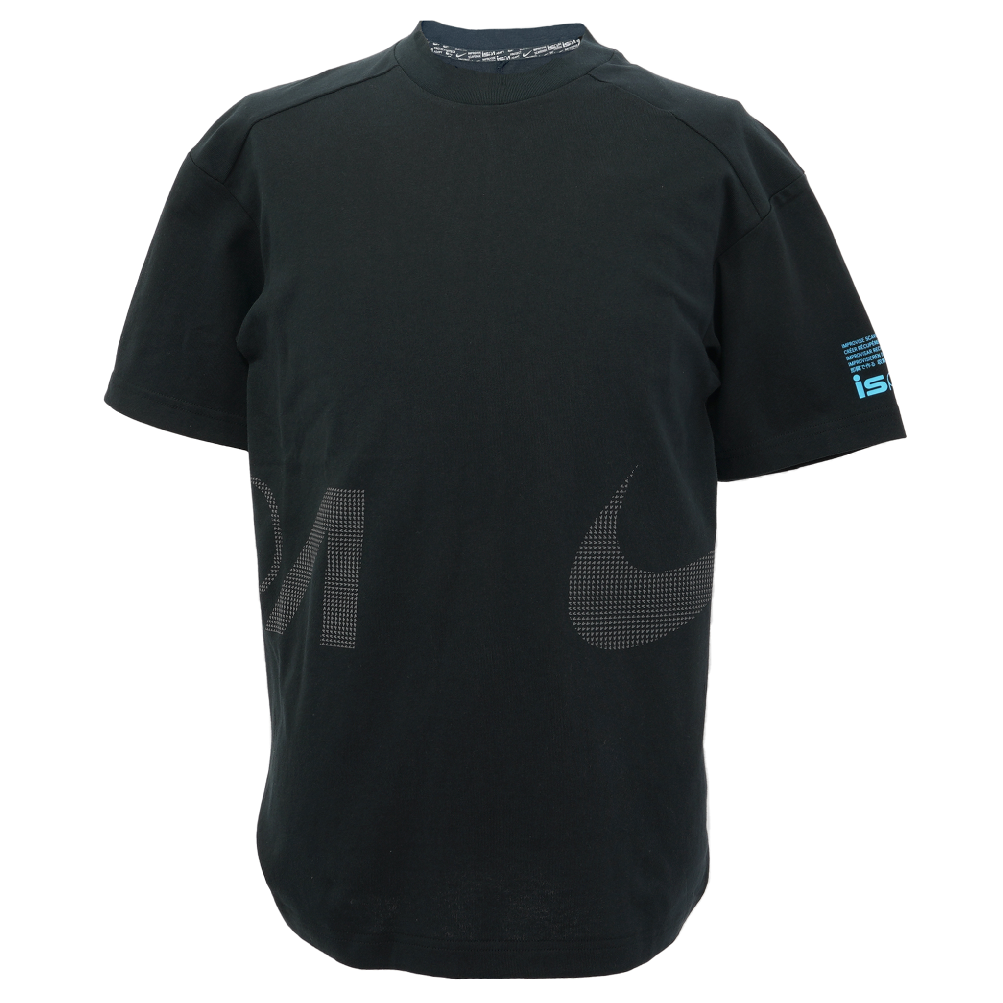 NIKE AS U NRG ISPA SSNL S/S TEE / 010:BLACK/BALTIC BLUE ...