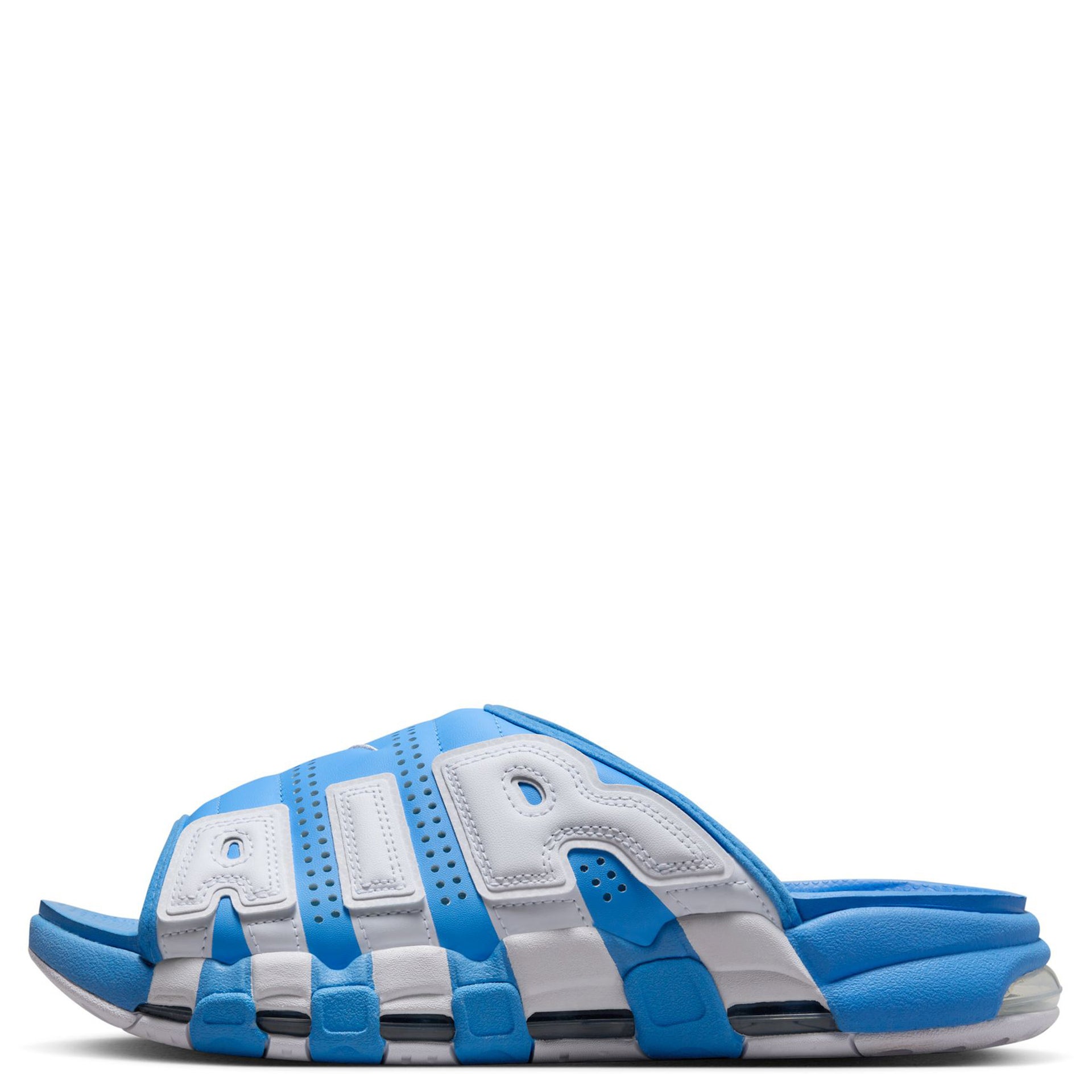 AIR MORE UPTEMPO SLIDE / 400:UNIVERSITY BLUE/WHITE