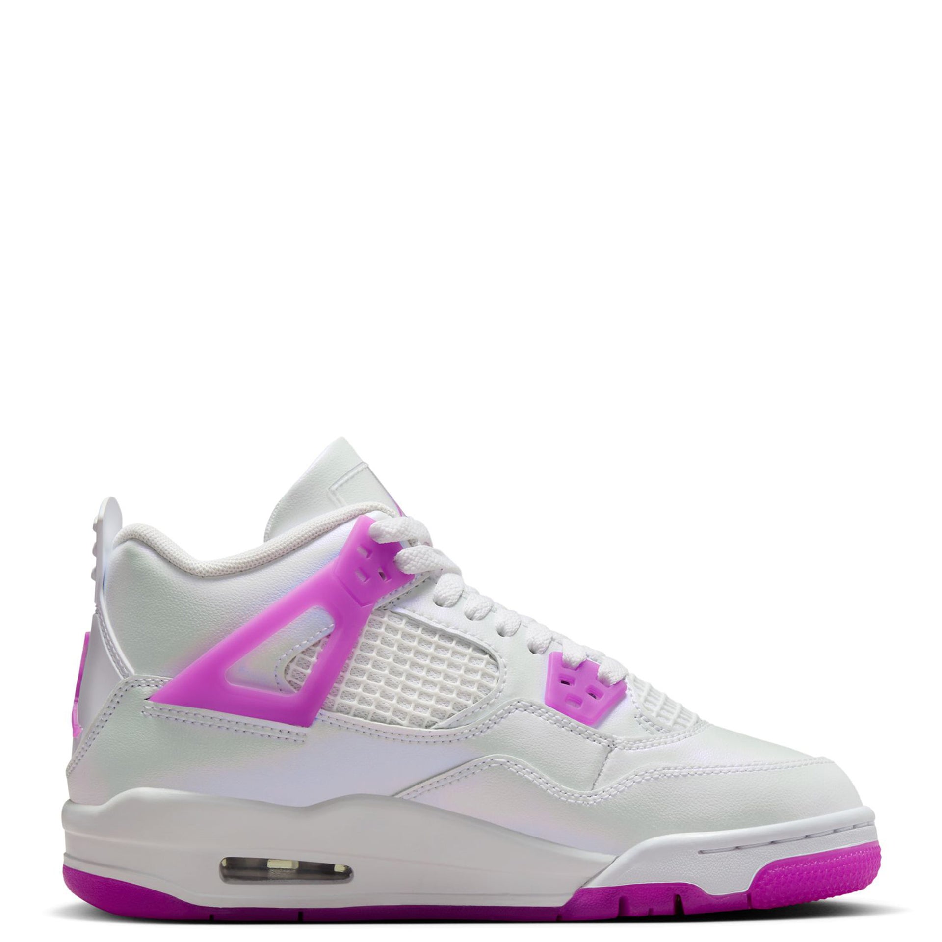 AIR JORDAN 4 RETRO (GS) / 151:WHITE/HYPER VIOLET