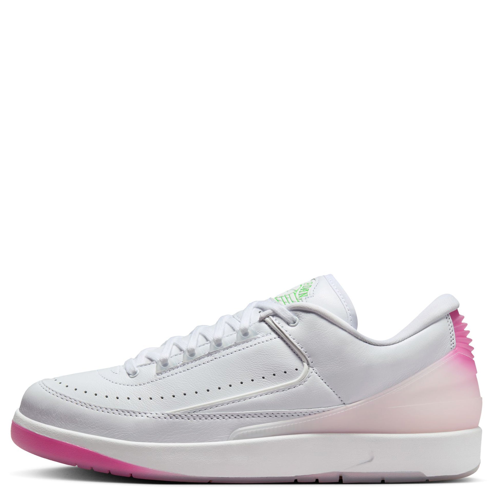 AIR JORDAN 2 RETRO LOW CH BLSM / 100:WHITE/GREEN STRIKE