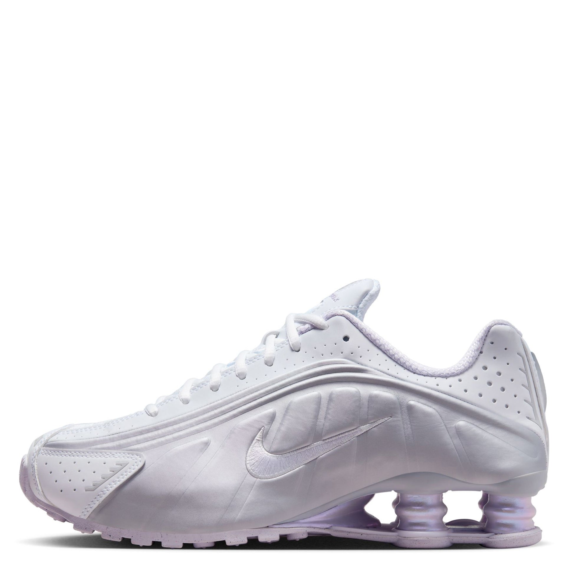 W SHOX R4 / 100:WHITE/BARELY GRPE