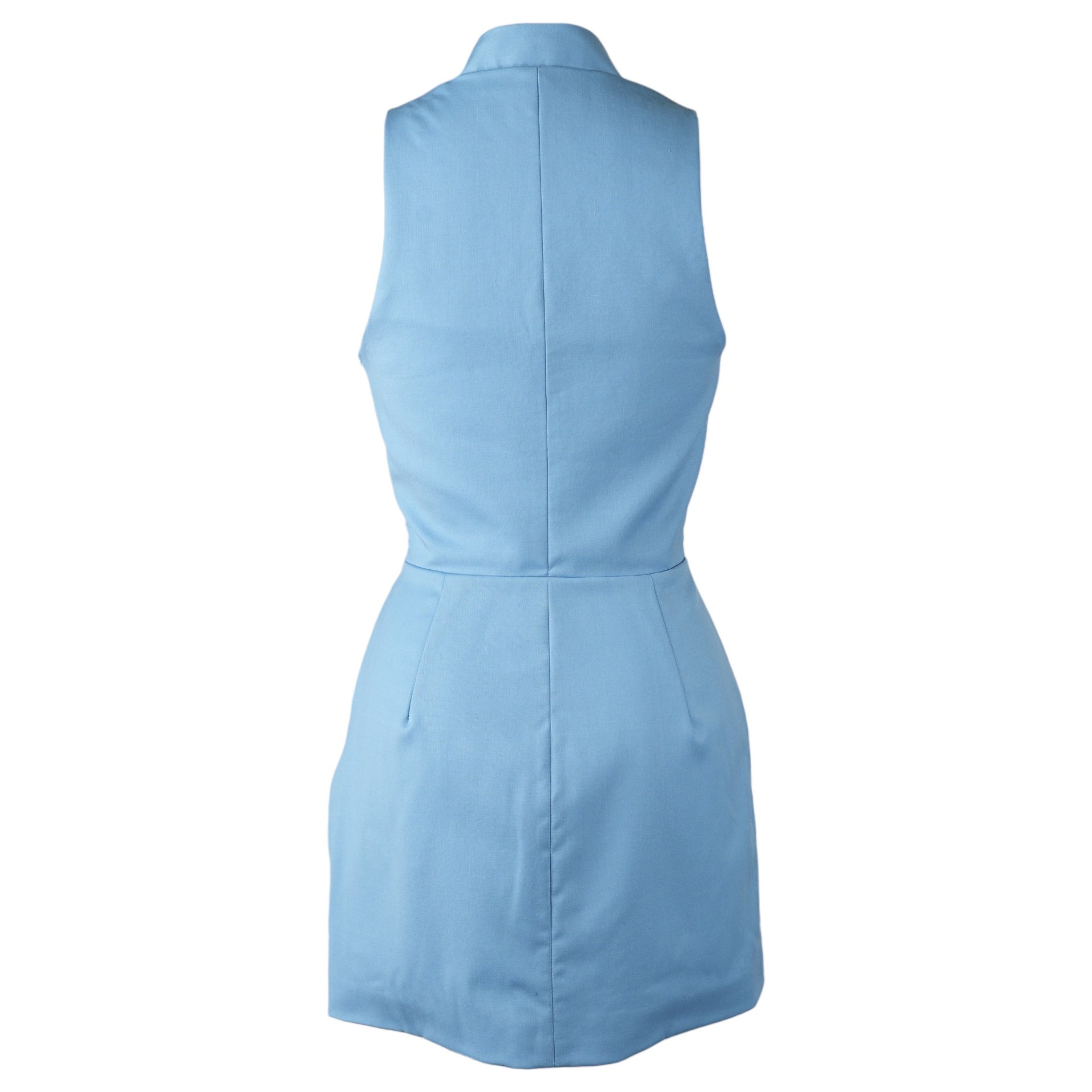 LUCCHETTO BUSTIER DRESS / BLUE