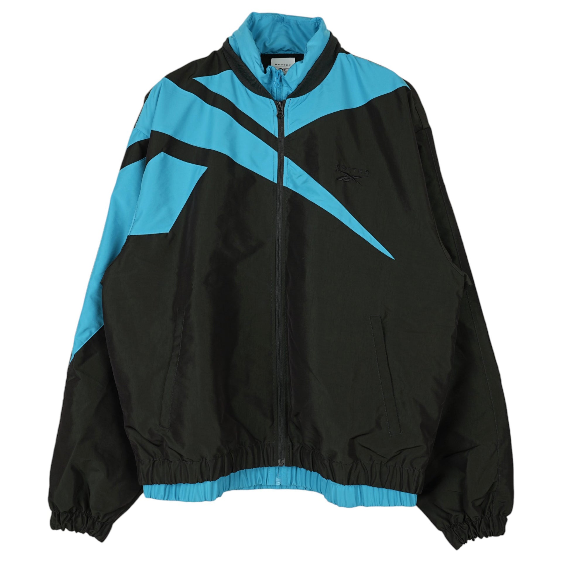 VECTOR TRACK JACKET / BLACK/BLUE