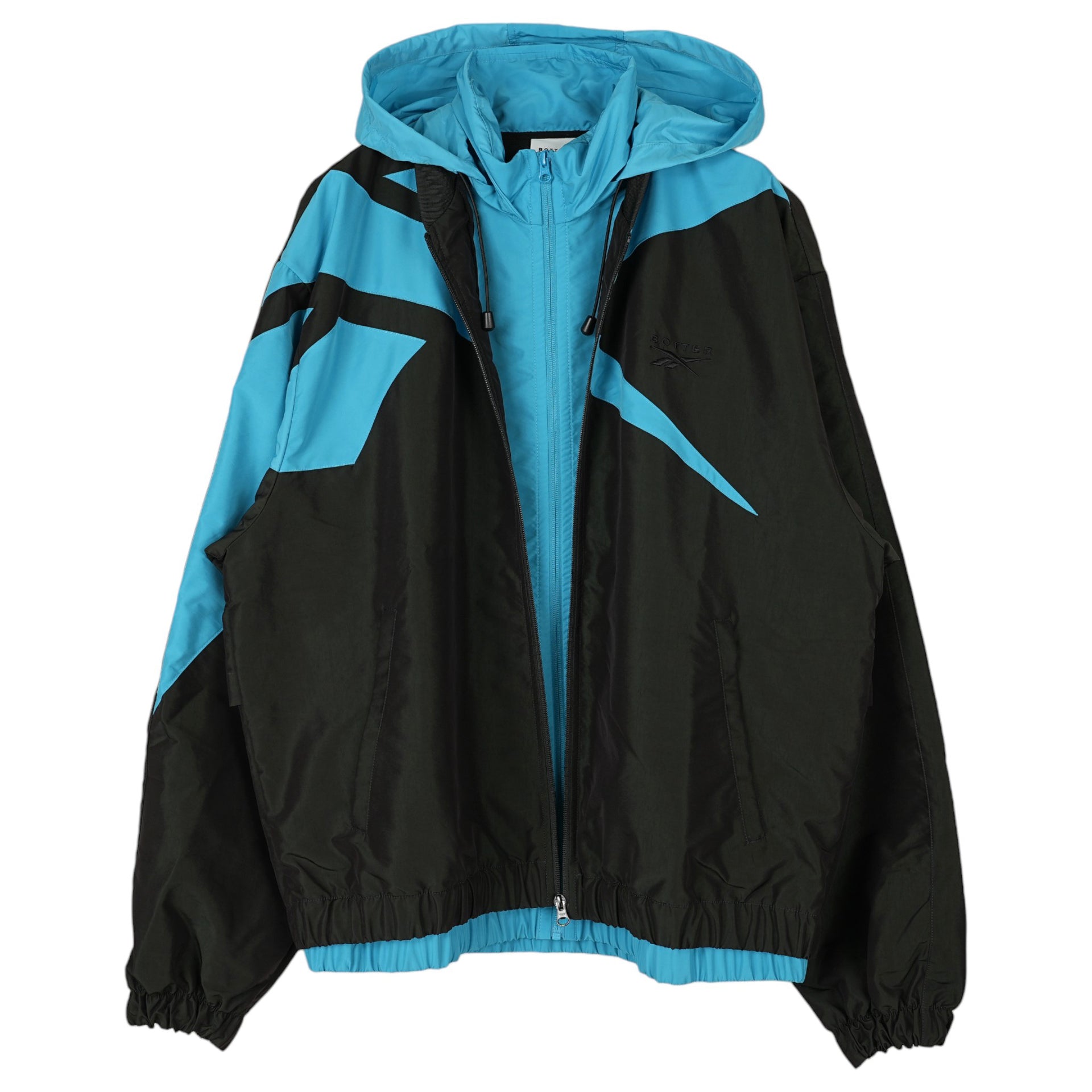 VECTOR TRACK JACKET / BLACK/BLUE