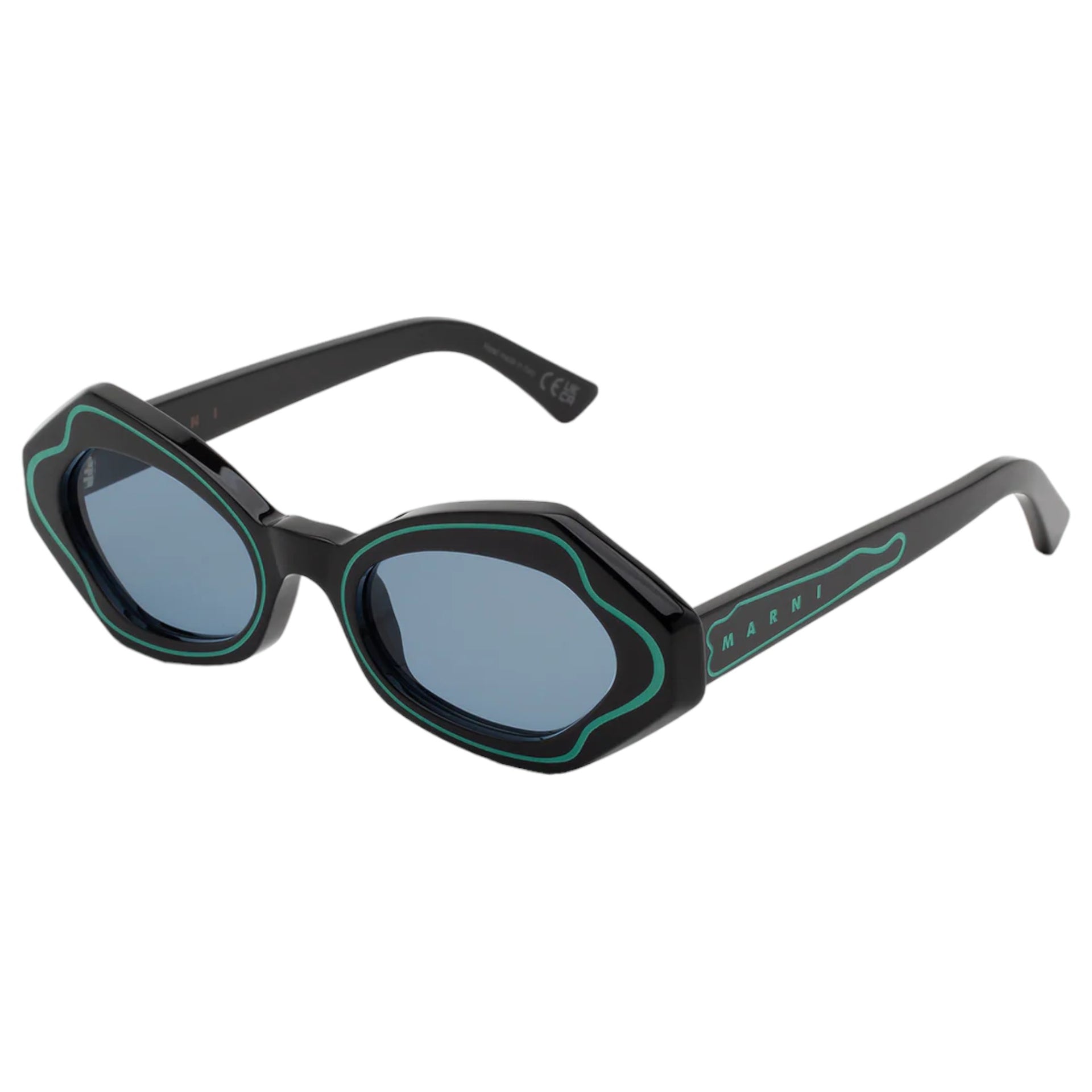 SUNGLASS / BLACK/GREEN