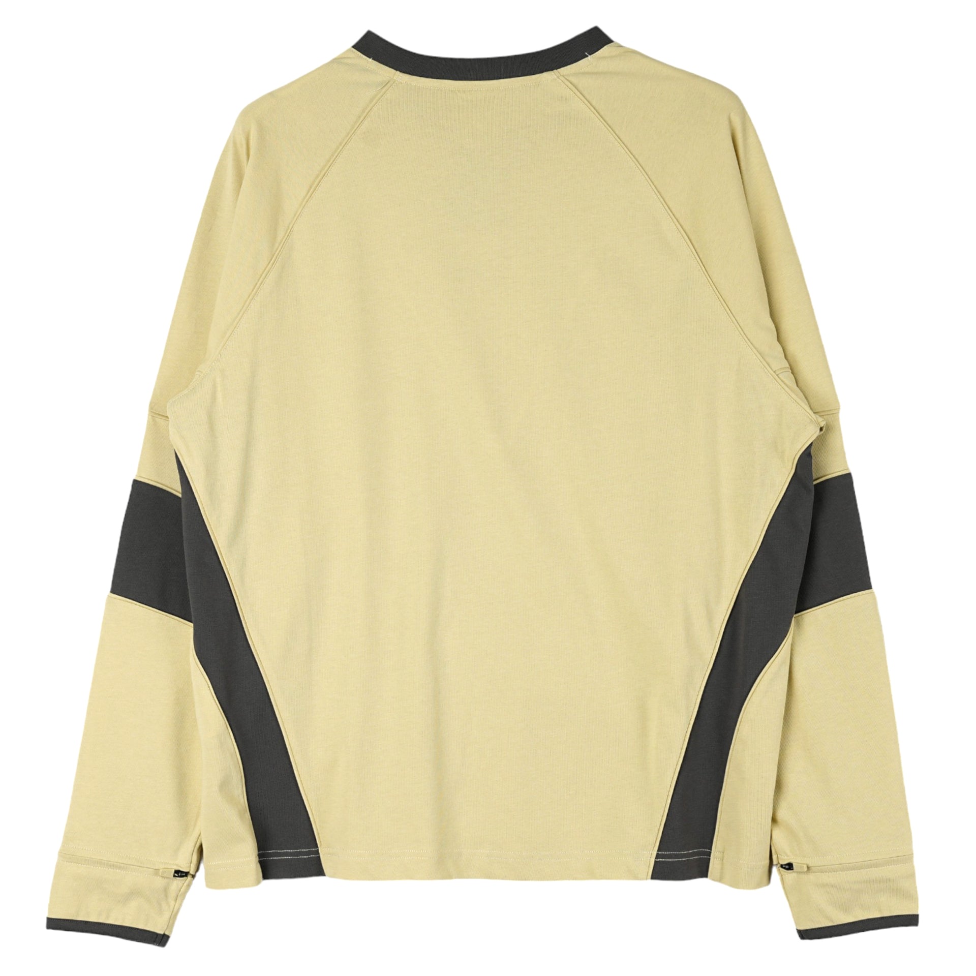 PIPING BLOCK LONG SLEEVES / YELLOW