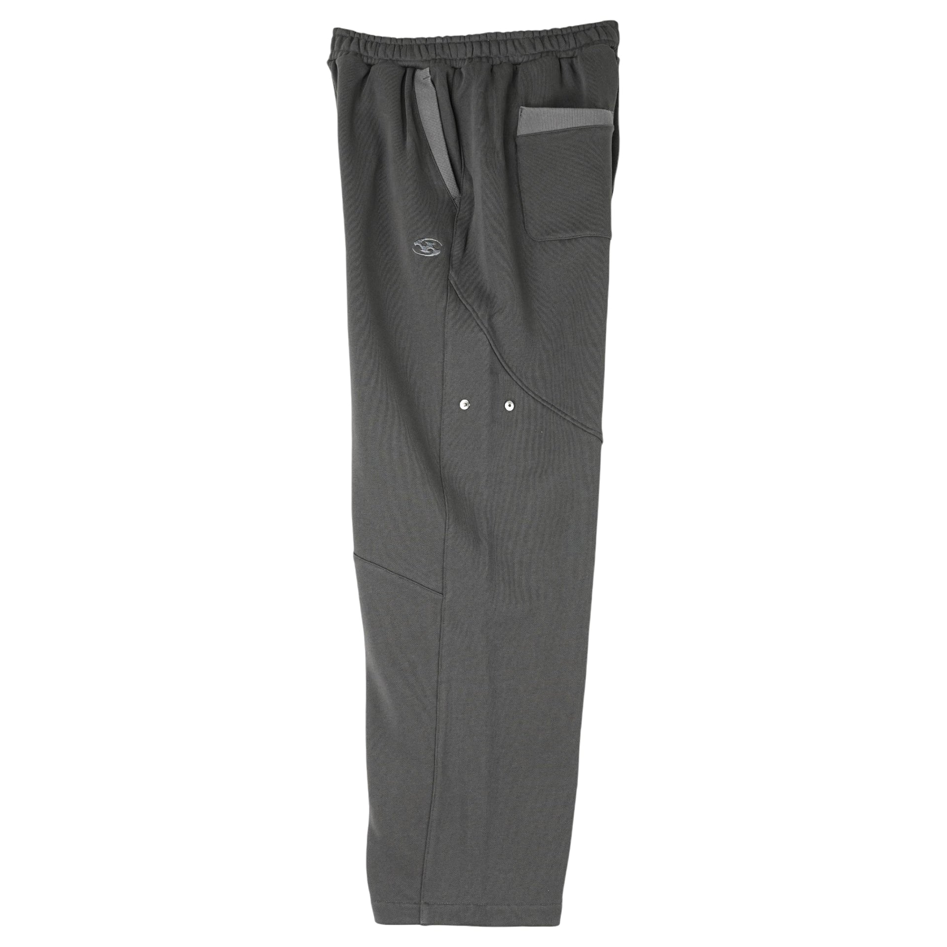 RIB SWEATPANTS / CHARCOAL