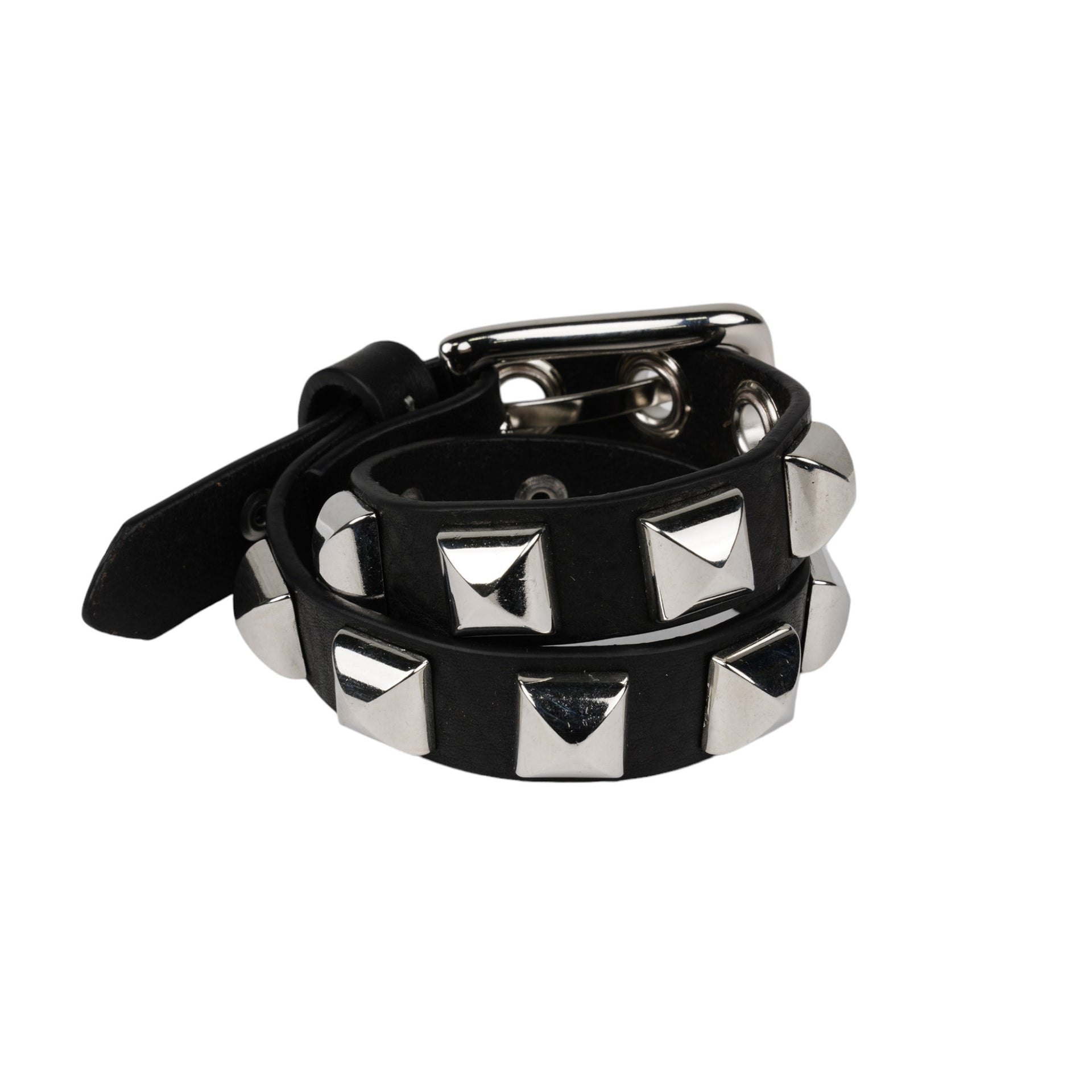 WOMEN STUDDED BRACELET / BLACK