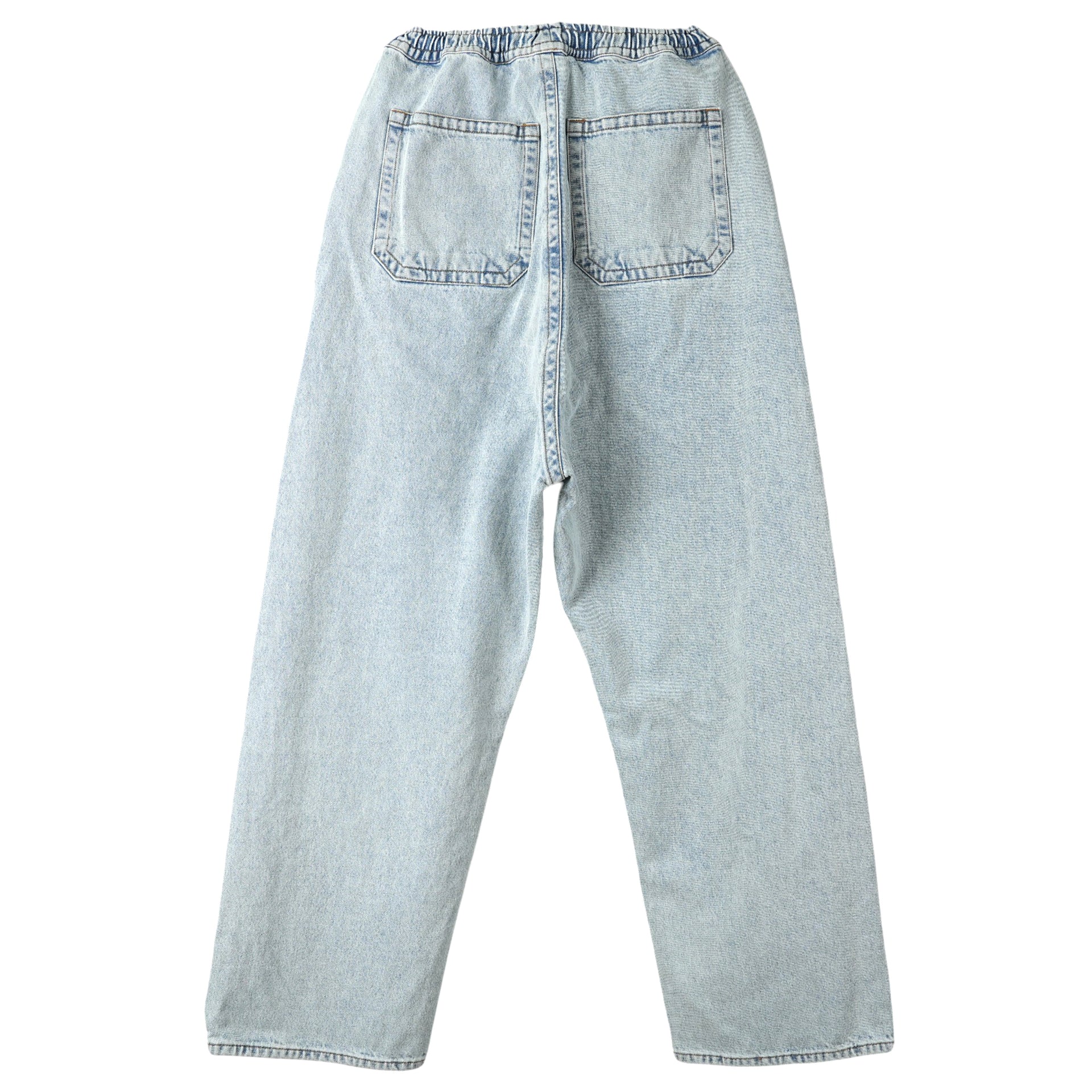 PINCHED LOGO SOUFFLE JEANS / ICE BLUE