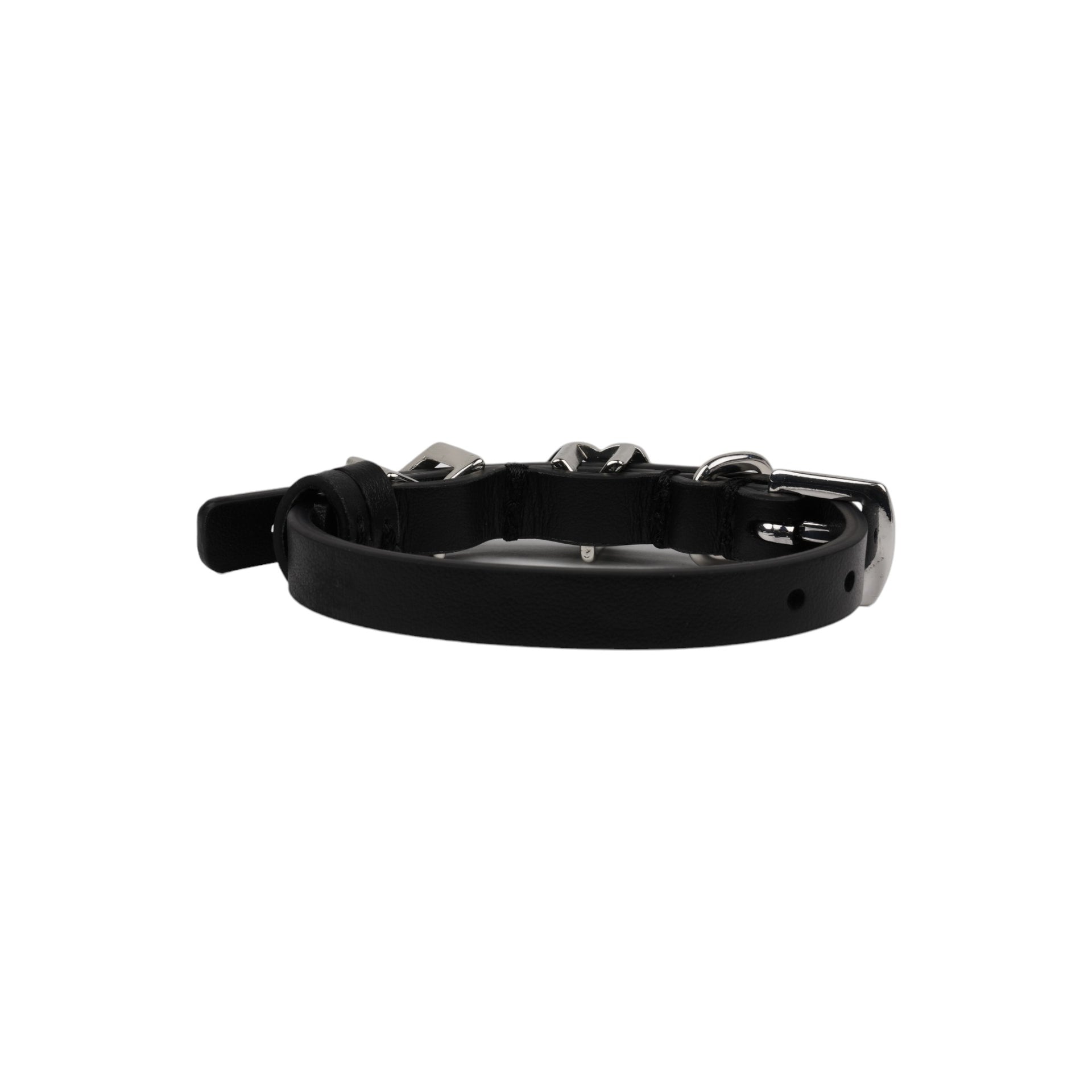 Y HEART BELT BRACELET / BLACK