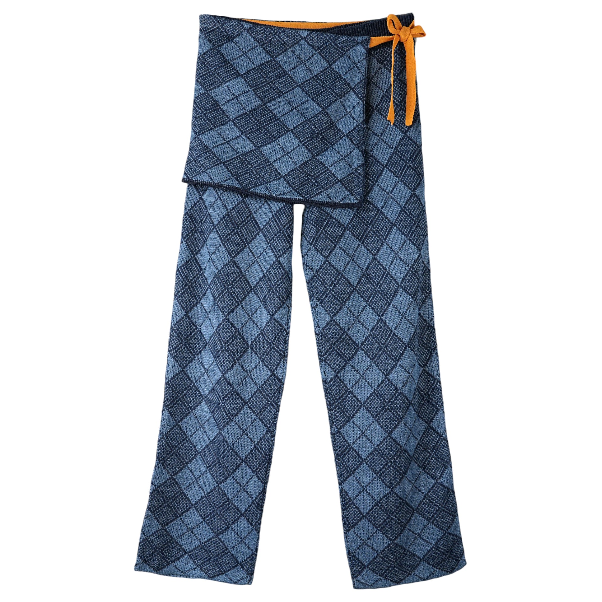 ARGYLE EASY BEACH PANT / INDIGO