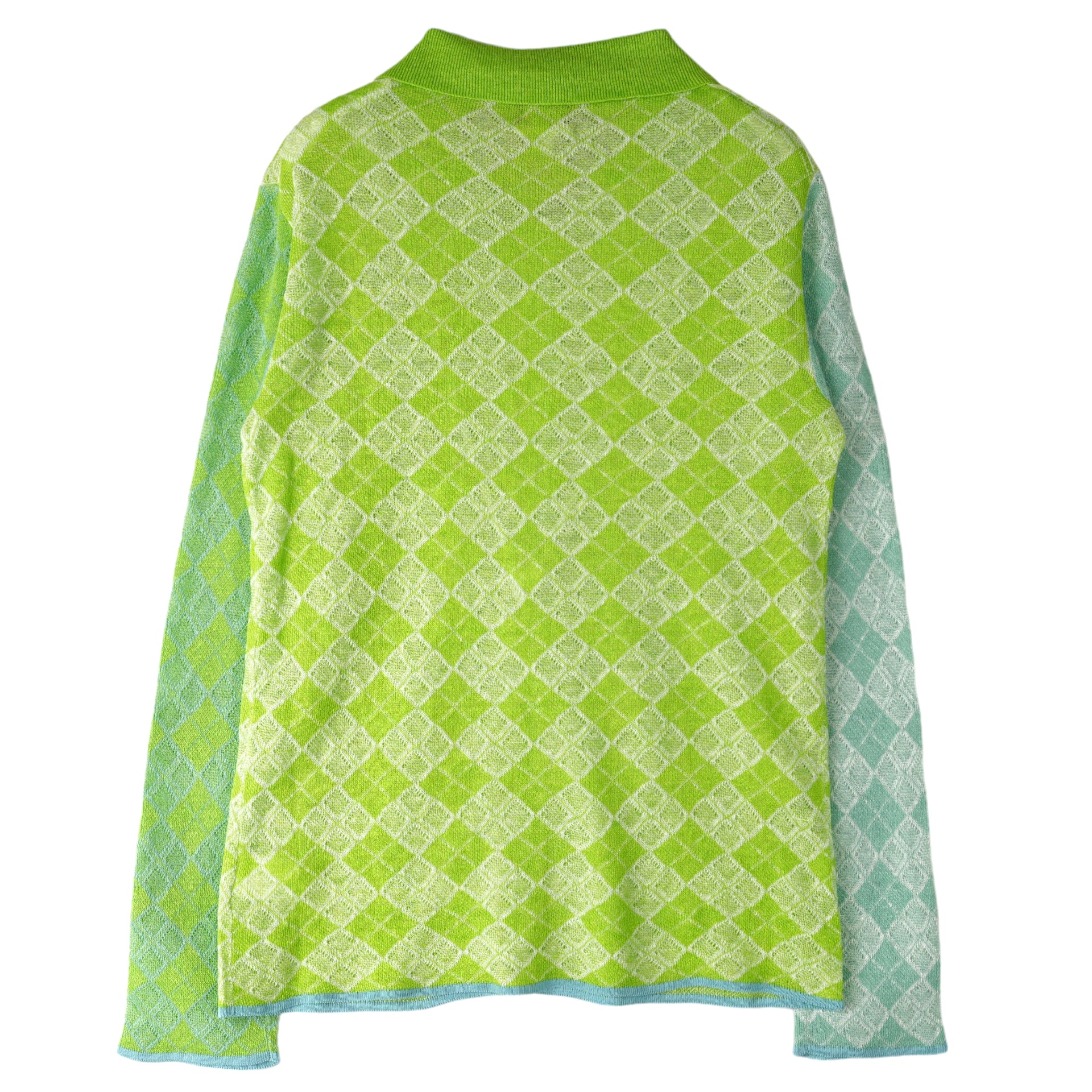 ARGYLE LS SHIRT / LIME