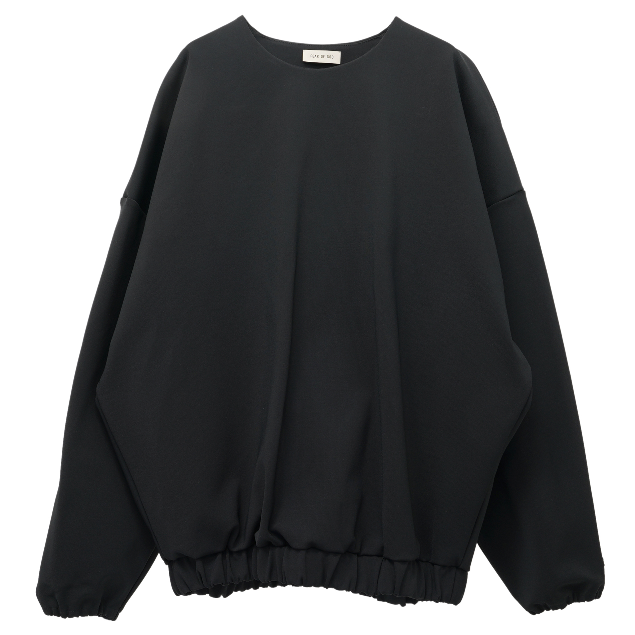 ETERNAL VISCOSE TRICOT CREWNECK / 001:BLACK | 198201111959 | GR8