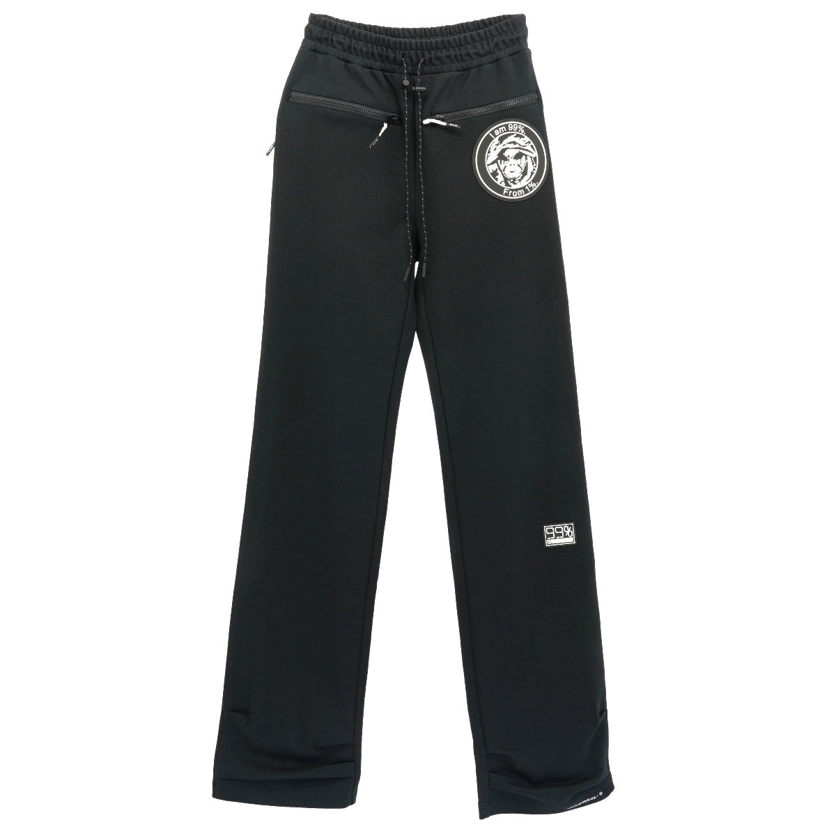 OUR FAITH'PATCH TRACK PANTS'ATT1%TUDE'LINE / BLACK | GR8