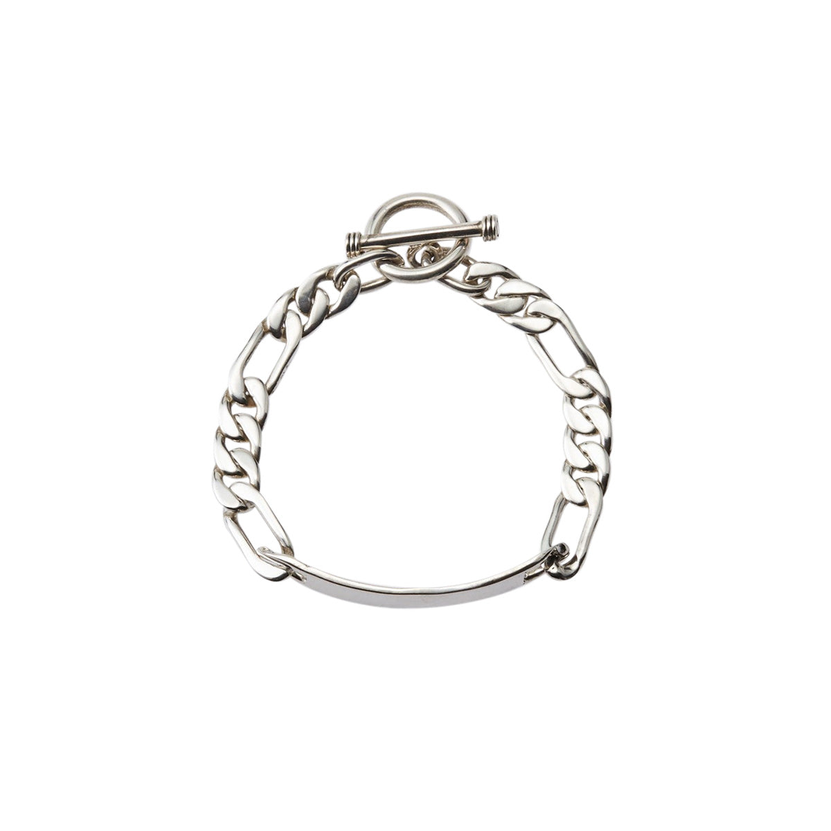 I.D FIGARO LINK BRACELET -8MM- / SILVER | 198201111959 | GR8