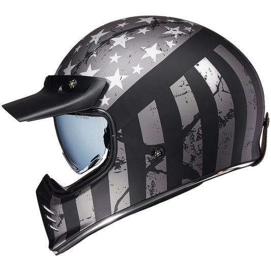 CASCO DE MOTO ILM L13 - CARBON FIBER TITANIUM + PINLOCK 70 – Alfa Moto Store