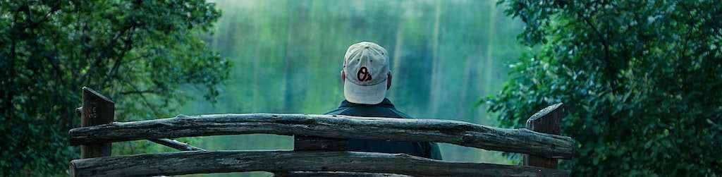 Baseball hat at the park