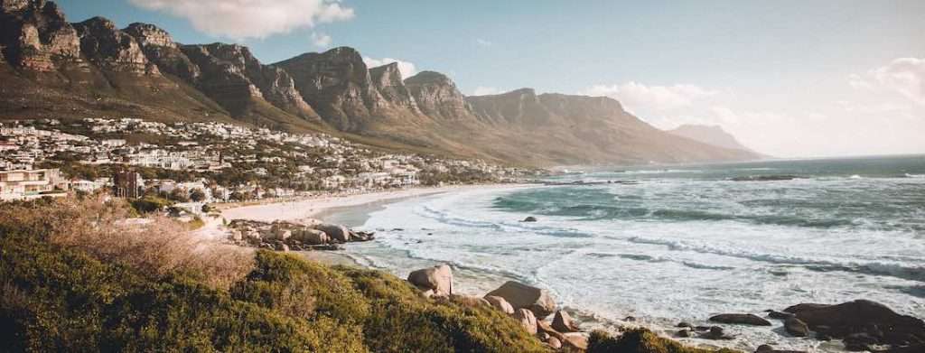 Camps Bay Beach in South Africa, a country lined with incredible beaches.