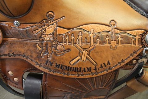 Normandy saddle detail