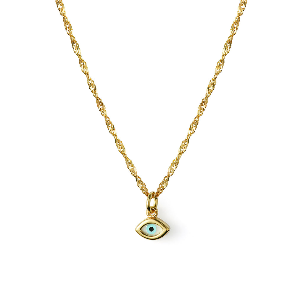 Evil eye beaded choker necklace – Coastal Beads by Rebecca