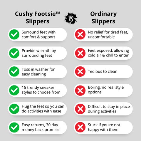 cushy-footsie-vs-ordinary-slippers