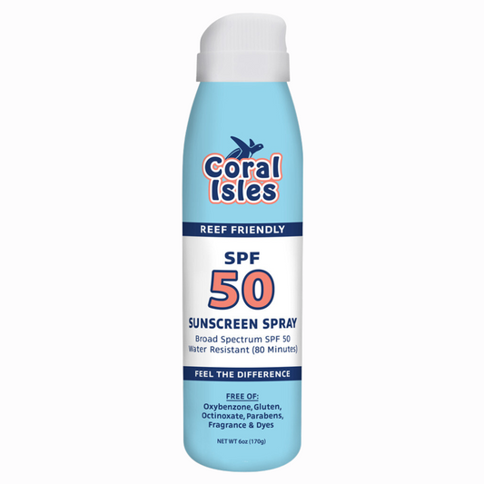 SPF 50 Coral Isles 6-oz Bottle  Hawaii 104 Reef Act Compliant Sunscreen  Lotion – Rocky Mountain Sunscreen