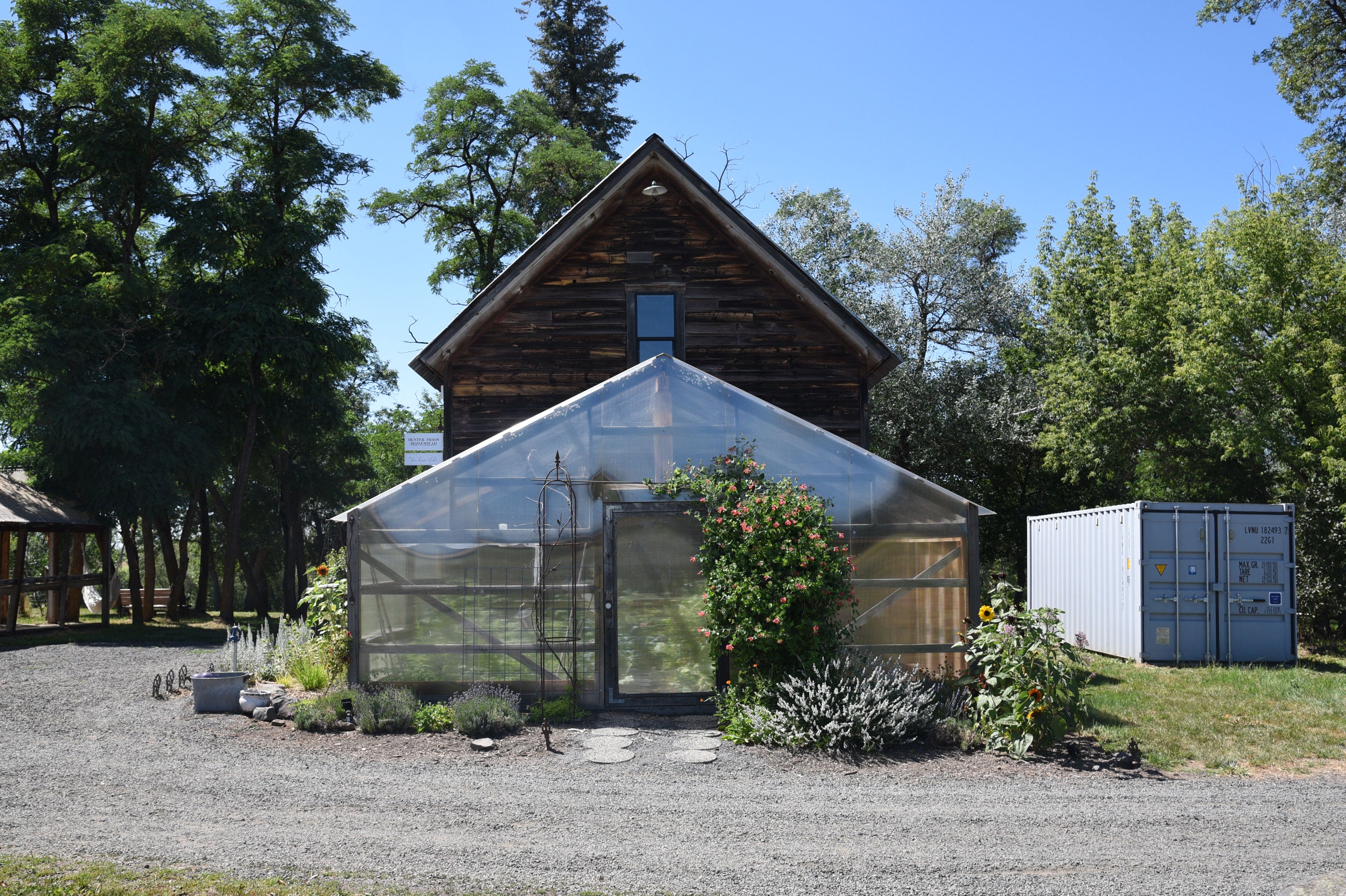 Hunter Moon Homestead greenhouse