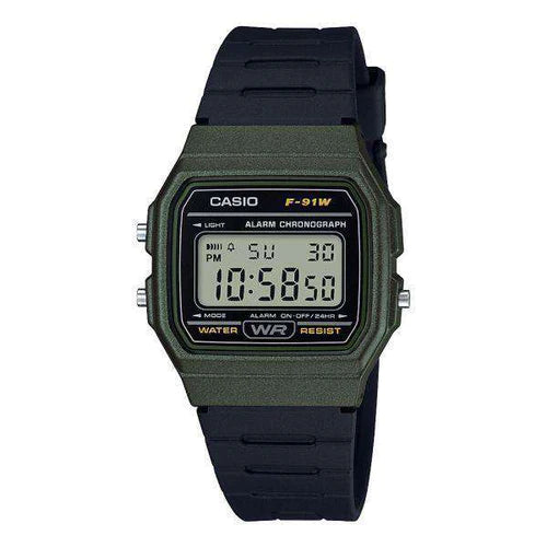 Casio F-91WM-9A Black Resin Strap Watch For Men & Women