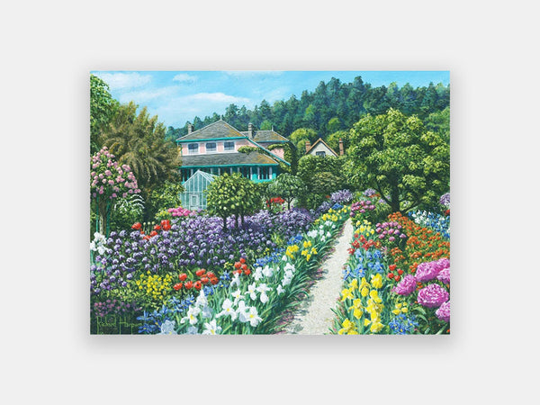 Adapted 63-piece puzzle for people living with dementia depicting Monet’s enormous flower garden.