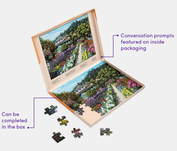 Adapted 63-piece Relish puzzle, including a description of its features.