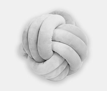 Grey Fiora calming sensory Cuddle Ball for all stages of dementia.