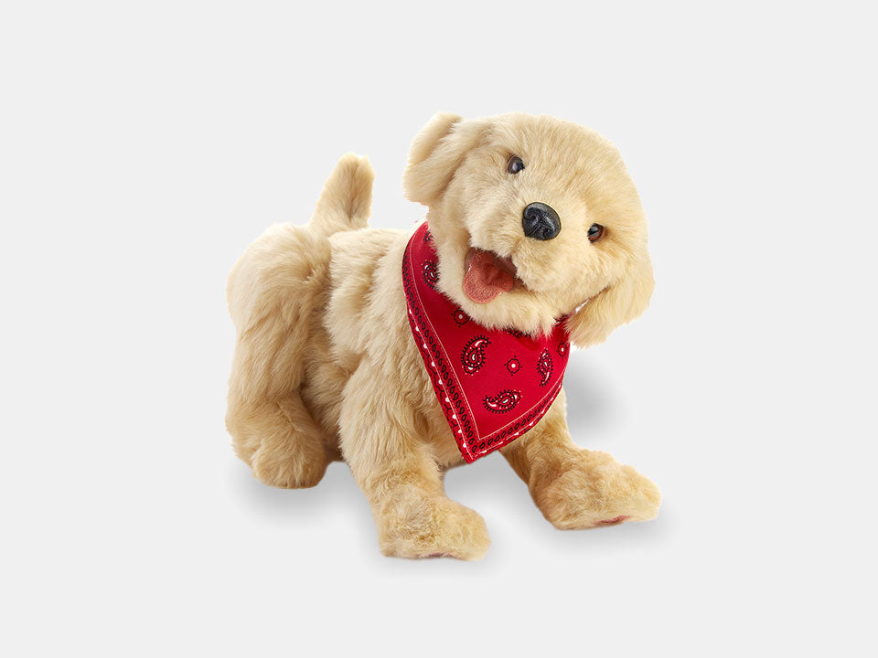 Plush Stuffed Animal Puppy Dog - Emotional Support, Toy - Golden