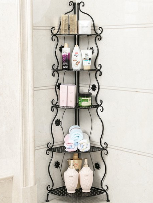 New! 2 Pack Adhesive Corner Shower Caddy Shelf Black – PEINADO SHOP