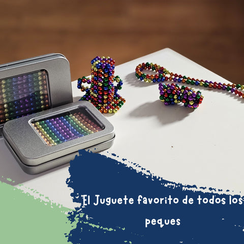 Juego De Bolas Magneticas 216 Piezas 5mm Colores Puzzle