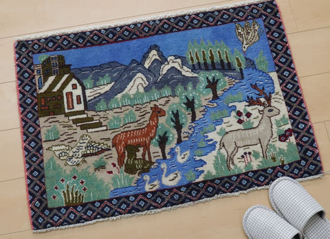 ペルシャ絨毯（じゅうたん）ビンテージ、年代物、オールドギャッベ、アンティクカーペット各種