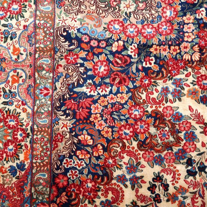 アンティーク・ペルシャ絨毯／ムード 1900年代／394×297cm（FX-22087