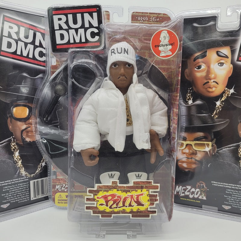 ETTV 2002 Mezco Run DMC Jay RIP JMJ White Down Jacket Japan Exclusive