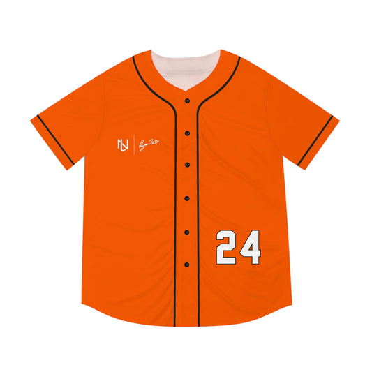 Printify Ryan Bogusz Baseball Jersey (Orange)