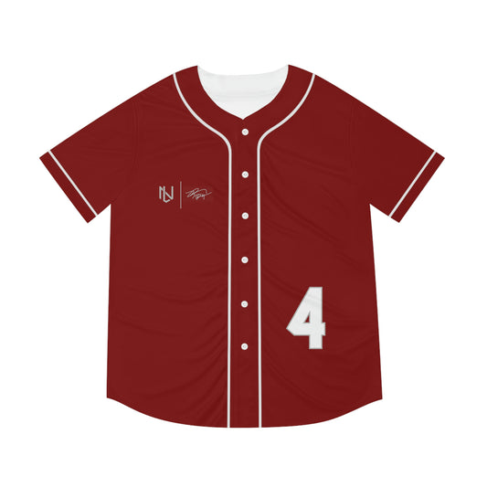 Unisex Full Button Plain Red Custom Baseball Jerseys | YoungSpeeds
