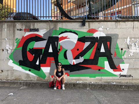 Urban Art - Stop Bombing Gaza - Graffito - Foto con Yele