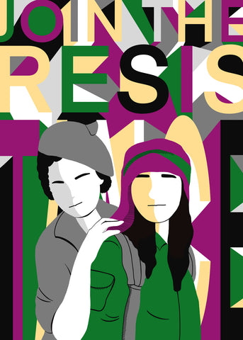 Join The Resistance Poster art 25 Aprile Resistenza