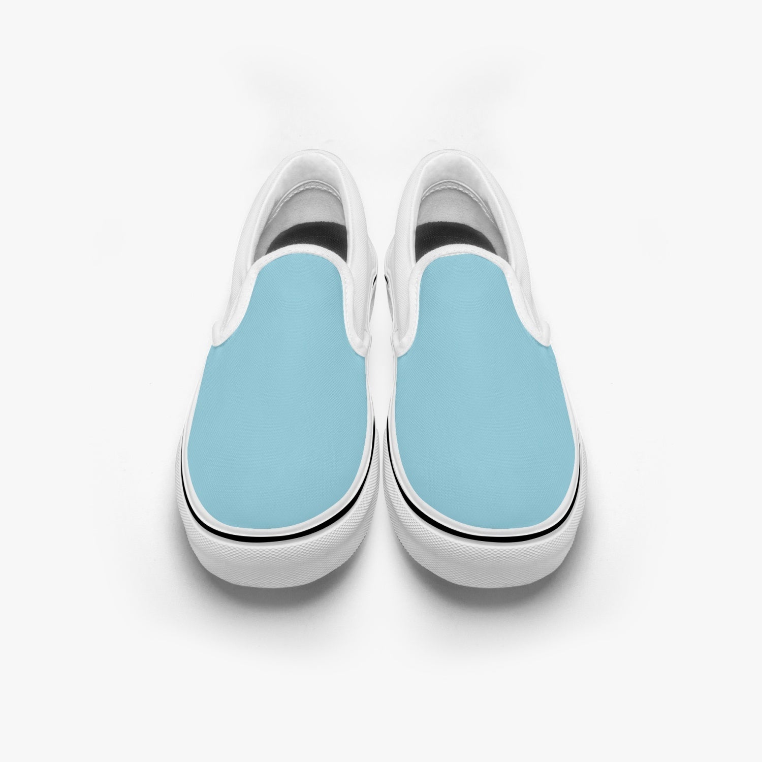 fax habilitar Para un día de viaje New AOP Slip-On Shoes White Blue – Pump It