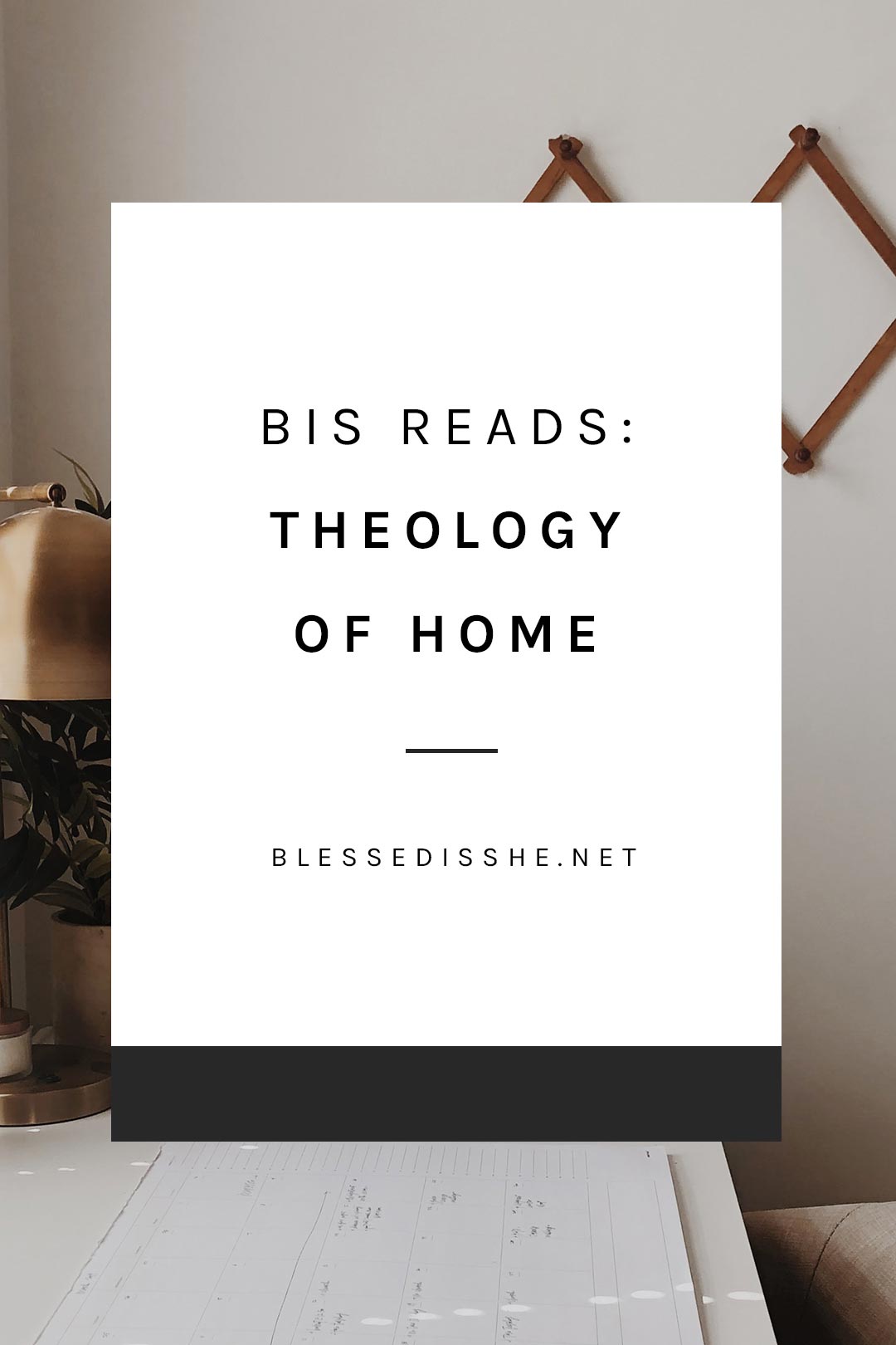 theology of home book review