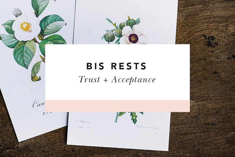 trust + acceptance
