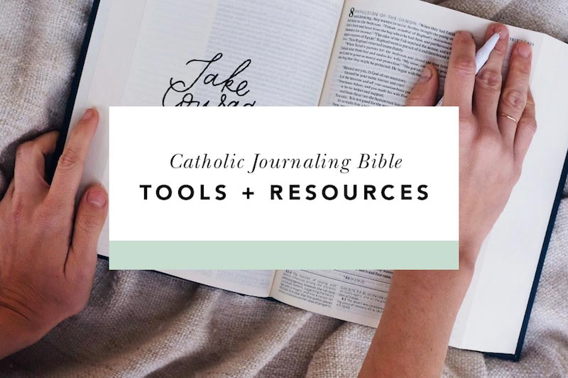 outils et ressources de journalisation biblique catholique