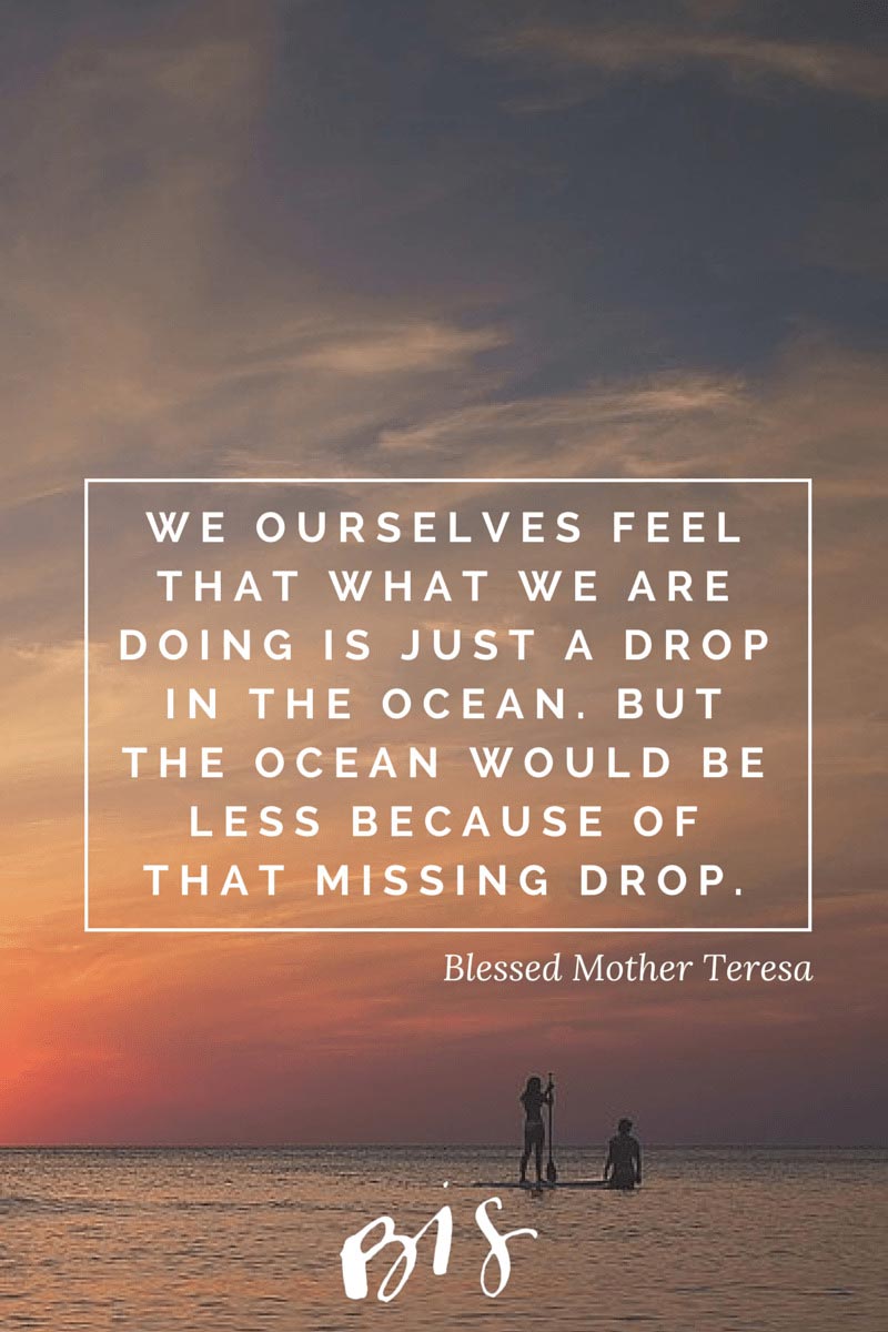 drop in the ocean