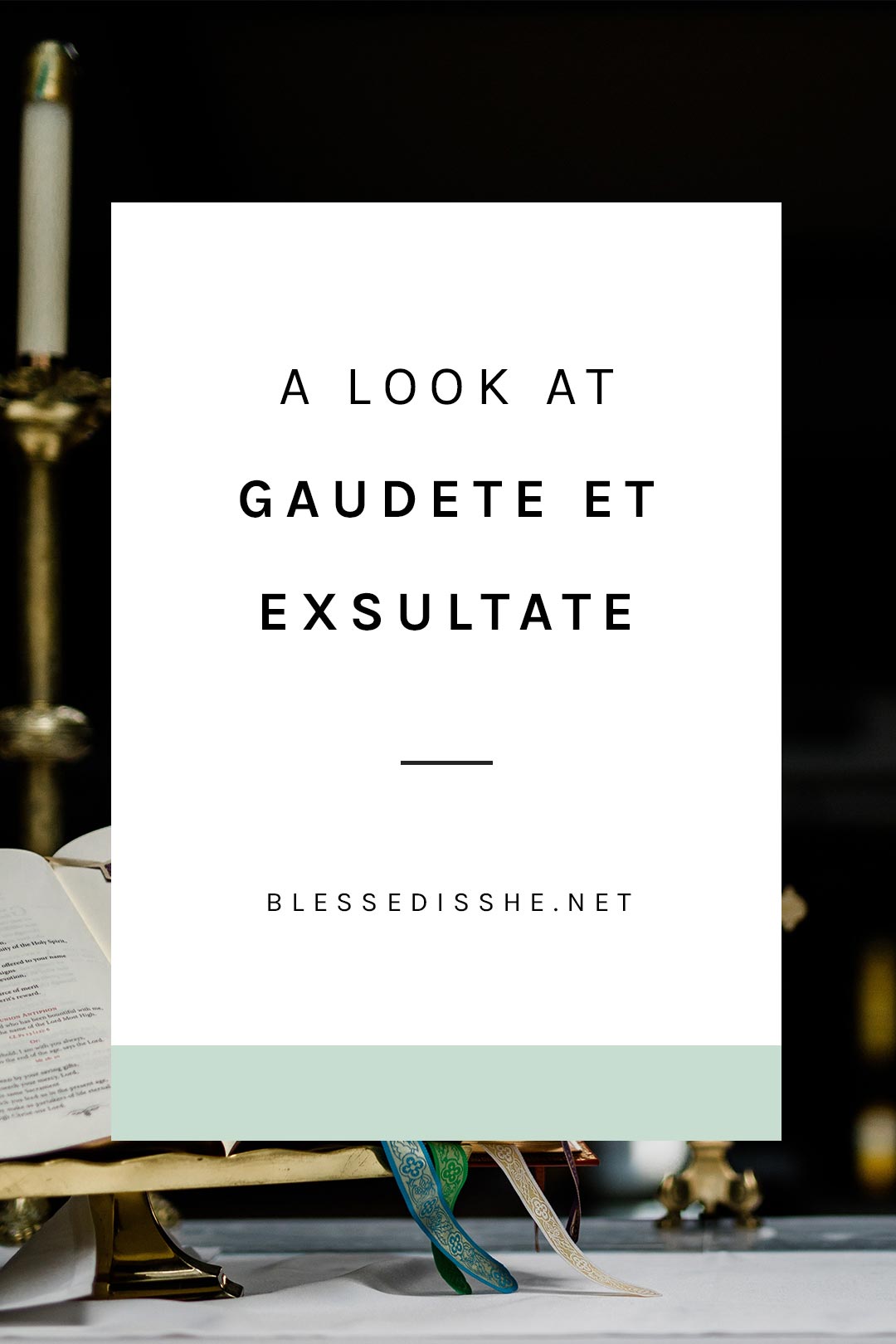 Gaudete Et Exsultate: On the Call to Holiness in Today's World