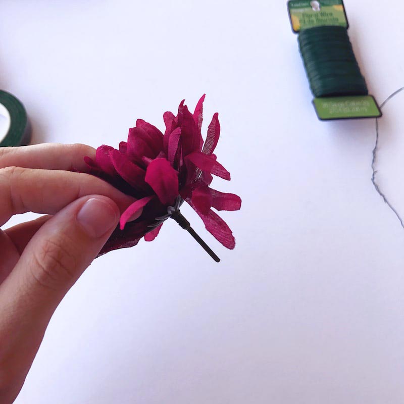 comment faire une couronne de fleurs